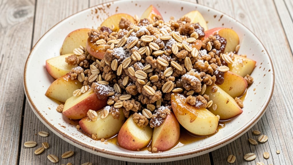 Apple Crisp Recipe Cookie and Kate: Warm Spiced Topping Over Gooey Apple Filling