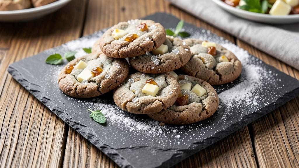 Baked Black and White Cookie Recipe: Foil-Sealed Vanilla Streaks and Caramelized Edges