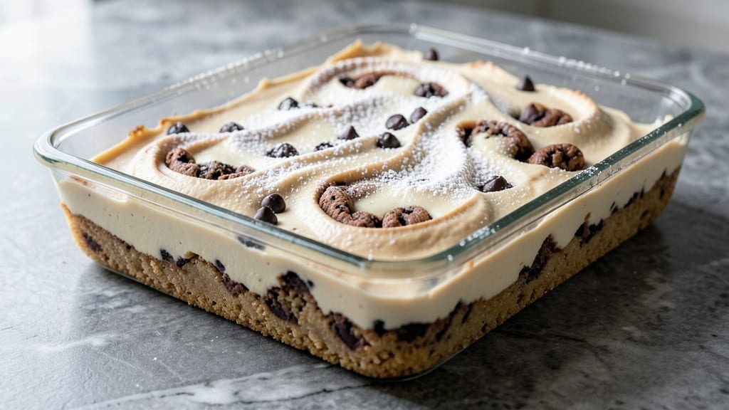 Chocolate Chip Cookie Dough Cheesecake Bars Recipe: Fudgy Layers with Hidden Cookie Dough Swirls